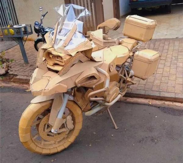 bmw r 1250 gs adventure cardboard replica