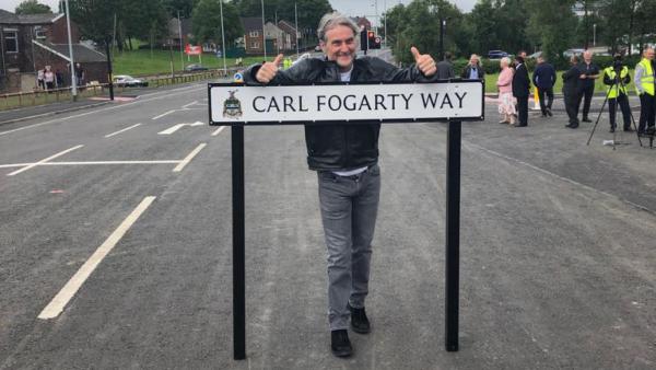 Foggy opens a road named in his honour