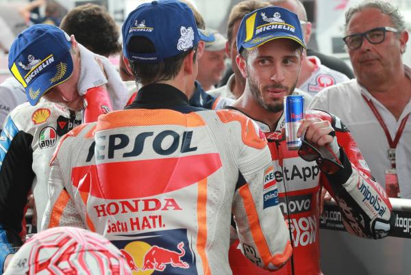 Dovizioso plays down Marquez tactics 