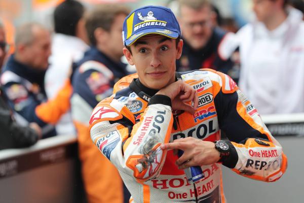 Marquez matches Rossi pole record, 'Race starts on Saturday'