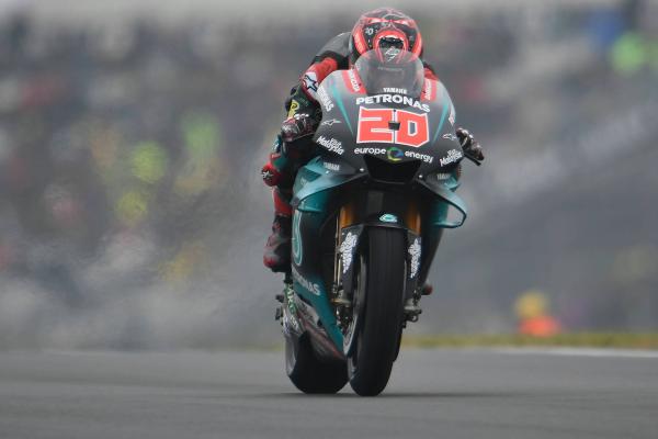 Quartararo leads Marquez in warm-up