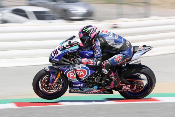 Lowes takes third off van der Mark at Laguna Seca