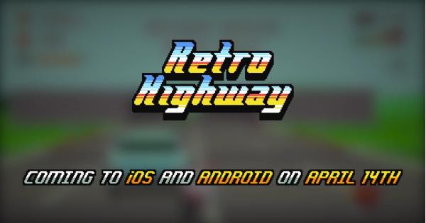 Retro bike game set for a mobile near you