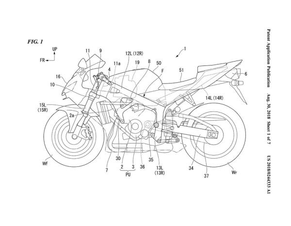 Honda carbon frame patents