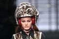 Karl Lagerfield unveils new fur covered helmets