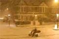 CAUGHT ON CAMERA: Biker eats snow