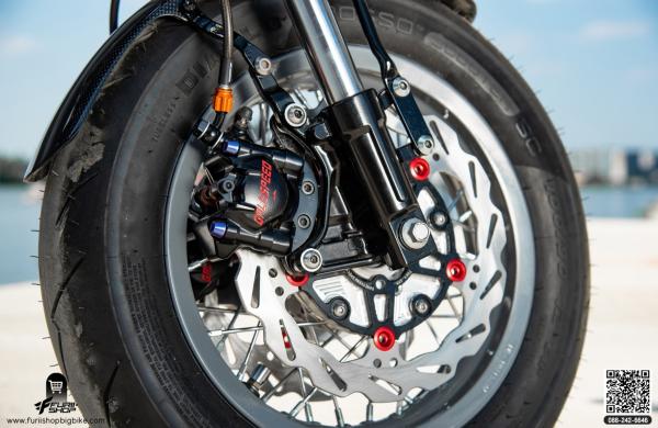 Honda grom cafe racer brakes galespeed