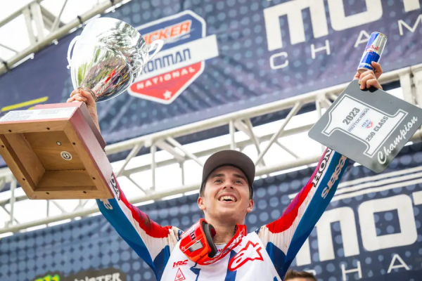 Hunter Lawrence, 2023 AMA Pro Motocross Ironman National. - Honda