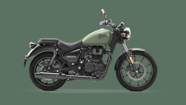 2023 Royal Enfield Meteor 350 in Fireball Blue.