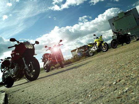 Road Test: F800S v Derbi v 883R v ER-6N v MT-03