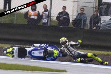 MotoGP: Rossi crash sequence