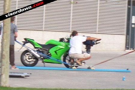 Spy shots of the Kawasaki Ninja 250, ZX-2R?