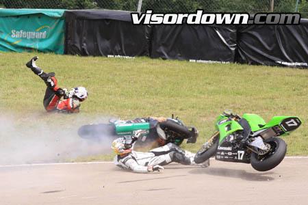 Picture Gallery: Josh Brookes Mallory Park crash