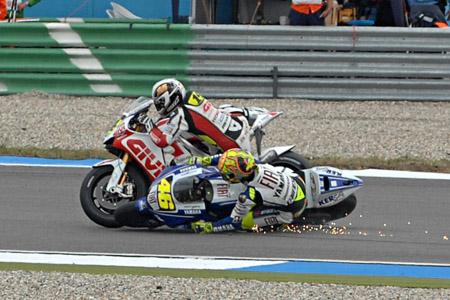 MotoGP: Rossi Assen crash picture special