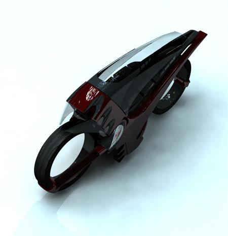 Futuristic speed racer concept