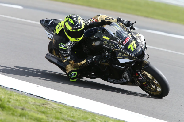 Kyle Ryde, 2023 Silverstone BSB. - OMG Racing