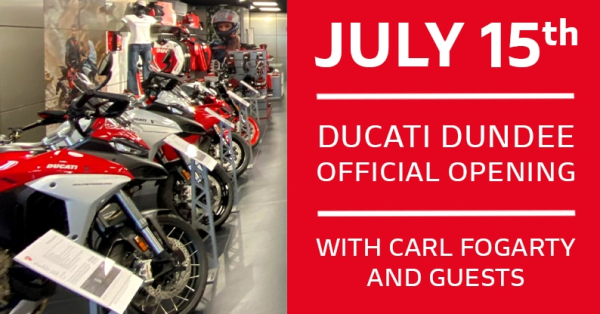 Scottish Ducati Week 2023 poster, Ducati Dundee