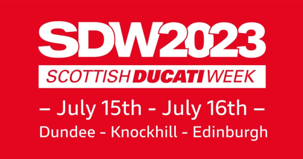 Scottish Ducati Week 2023 poster