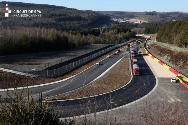 Spa-Francorchamps, turn nine re-design.