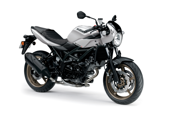 2023 Suzuki SV650X in metallic silver