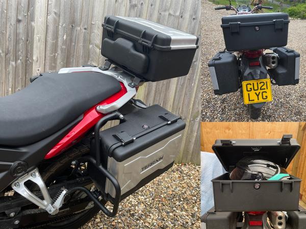 T125 panniers topbox seat and lid