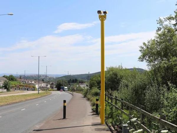 Two-way speed camera
