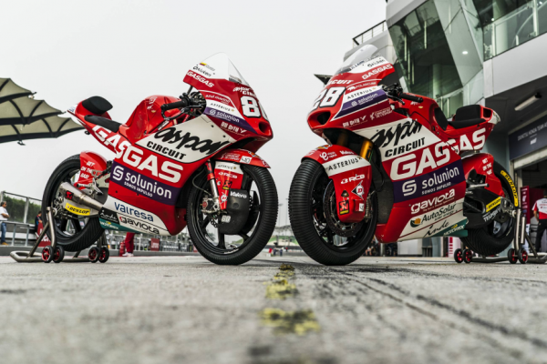 GasGas Aspar Moto3, Moto2 bike with Aspar Circuit branding