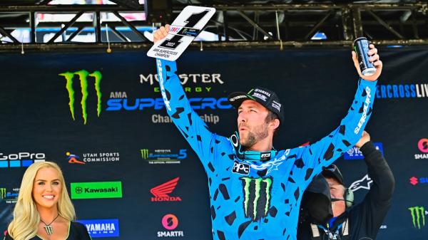 Eli Tomac, 2022 Denver Supercross. - Yamaha Racing