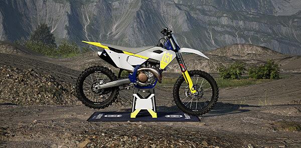 Husqvarna FC 450 in 3D configurator. - Husqvarna