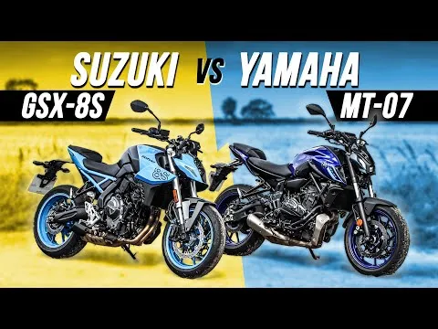 Suzuki GSX-8S vs Yamaha MT-07 Head-to-Head