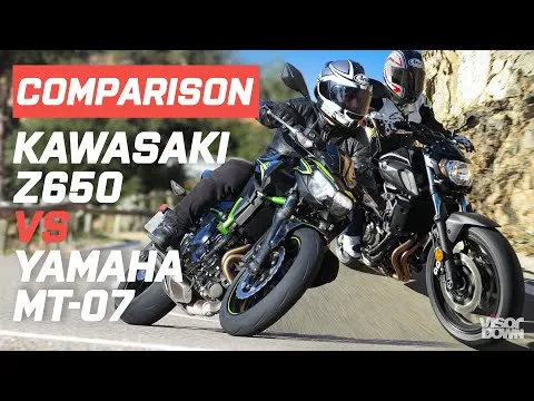 Yamaha MT-07 vs Kawasaki Z650 (2020) | Visordown.com