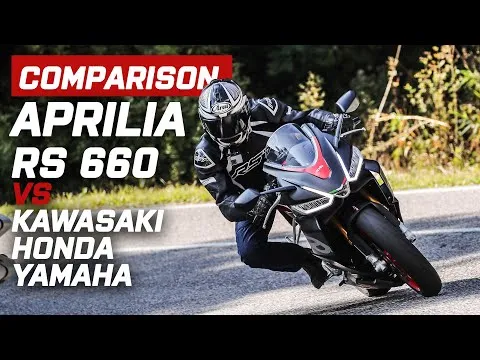 Aprilia RS 660 v the Rivals | Kawasaki ZX-6R, Yamaha R6, CBR650R, Kawasaki Ninja 650 | Visordown.com