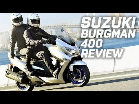 Suzuki Burgman 400 Review | Suzuki&#39;s flagship scooter tested on UK roads