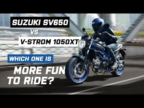 Suzuki SV650 vs V-Strom 1050XT - Which Is More Fun To Ride?