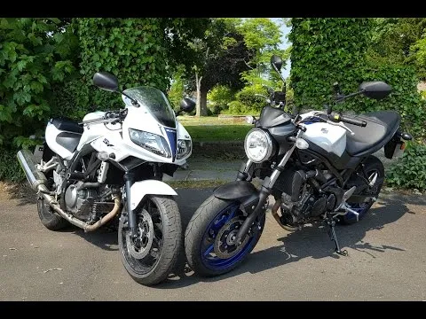 Suzuki SV650 vs SV650S motovlog review | Visordown road test