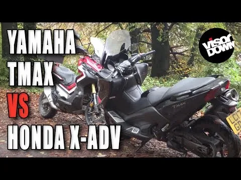 Yamaha TMAX vs Honda X-ADV Review | Visordown road test