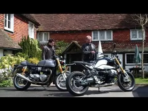 Triumph Thruxton R vs BMW R nineT Review | Visordown back-to-back test