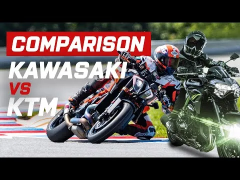 Kawasaki vs KTM | Kawasaki Z900 vs KTM 890 Duke R | Visordown.com