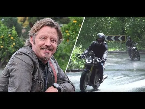 Battle of the Bonnies: Triumph Thruxton R vs Bobber, with Charley Boorman