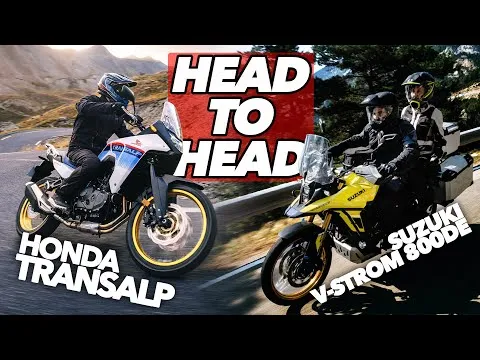 Bike Battle!! Honda XL750 Transalp vs Suzuki V-Strom 800DE