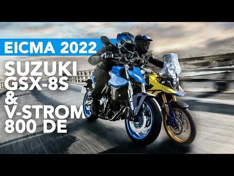 Suzuki GSX-8S and V-Strom 800DE preview | EICMA 2022