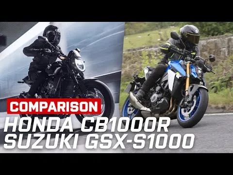 Honda vs Suzuki | Honda CB1000R (Black Edition) vs Suzuki GSX-S1000 2021 | Visordown.com