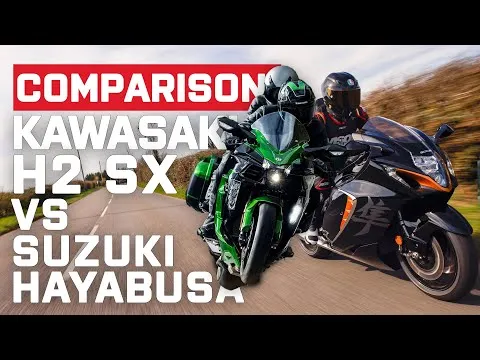 Kawasaki H2 SX vs Suzuki Hayabusa 2021 | Head to Head Motorcycle Review | Visordown.com