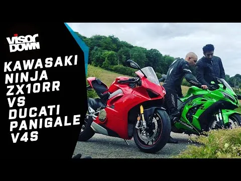 Kawasaki Ninja ZX10RR vs Ducati Panigale V4S