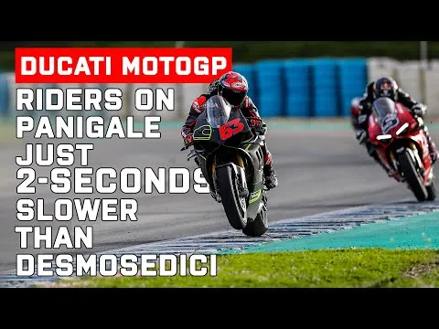 Ducati MotoGP 2021 Stars Ride Panigale V4R Just 2-seconds Slower Than Desmosedici! | Visordown.com