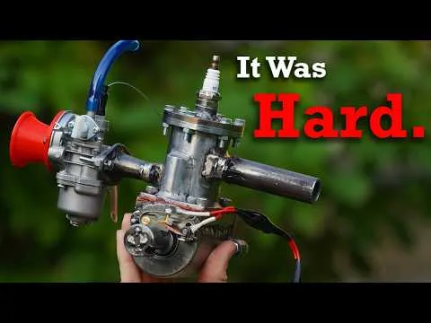 I Made a Two-Stroke Engine Using Things I Found at the Hardware Store