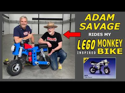 GIANT Scale Lego Monkey Bike with Adam Savage - Part 2