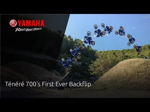 Yamaha Ténéré 700's First Ever Backflip