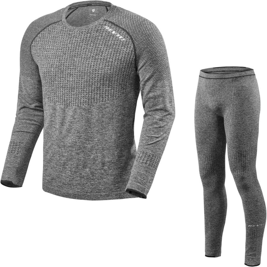 Rev It Airborne LS Shirt & Pants Dark Grey Kit