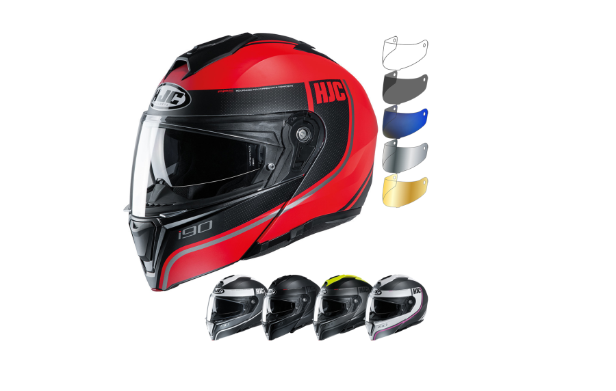 HJC I90 Davan Flip Front Motorcycle Helmet & Visor